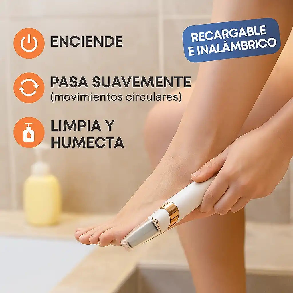 REMOVEDOR DE CALLOS PROFESIONAL-PEDICURA EN CASA. GRATIS REPUESTO