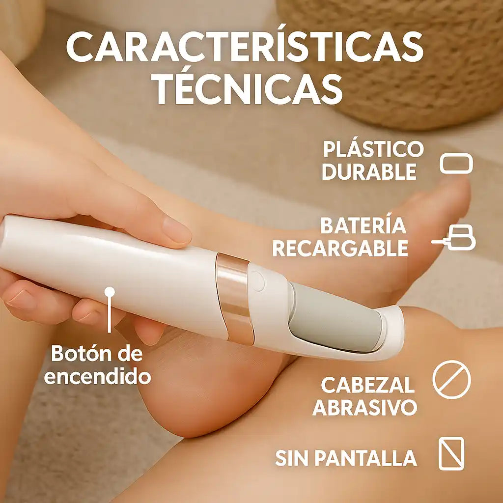 REMOVEDOR DE CALLOS PROFESIONAL-PEDICURA EN CASA. GRATIS REPUESTO