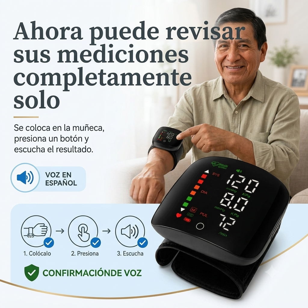 MONITOR INTELIGENTE DE PRESION ARTERIAL- RECOMENDADO POR ESPECIALISTAS