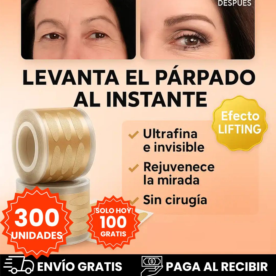 CINTA LEVANTA PÁRPADO-EFECTO LIFTING INSTANTÁNEO PAGAS 200 TE REGALAMOS 100