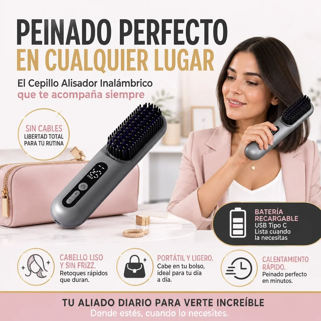 CEPILLO ALISADOR PROFESIONAL PORTATIL ORIGINAL✅