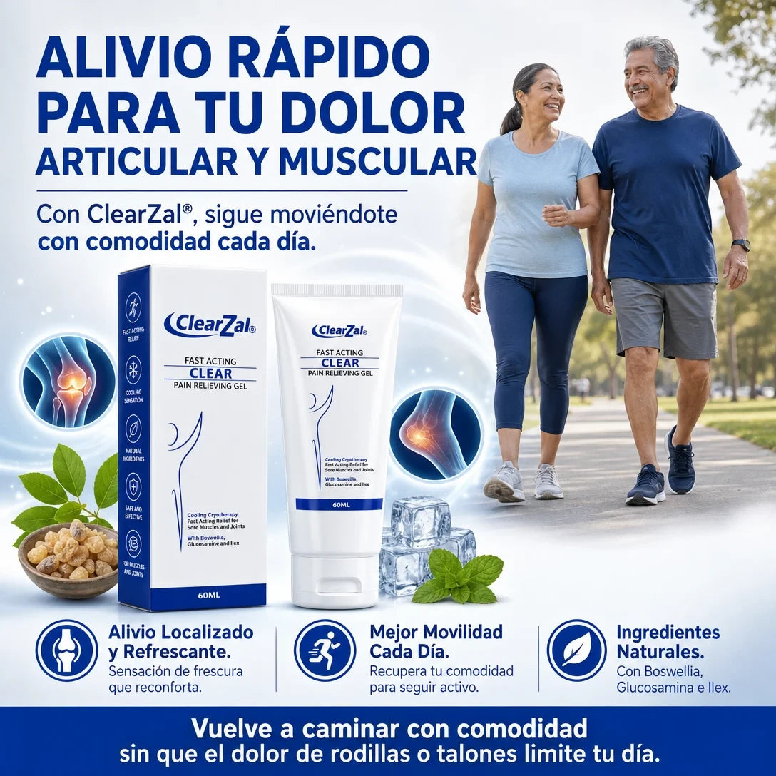 CLEAR ZAL® ORIGINAL-ALIVIA DOLOR MUSCULAR Y ARTICULAR